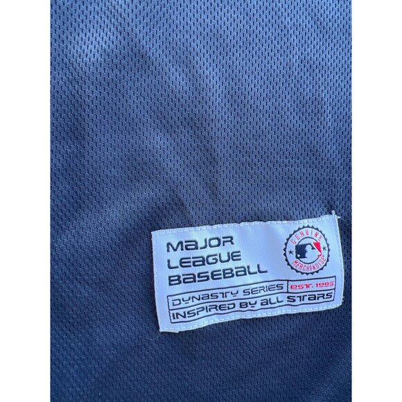 Vintage New York Yankees Dynasty Mesh Baseball Jersey L With Embroidered Logos T - Picture 2 of 7